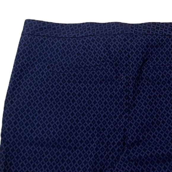 Maurices “The Smart” Plus Size Blue Diamond Print Sailor Shorts - Picture 6 of 7